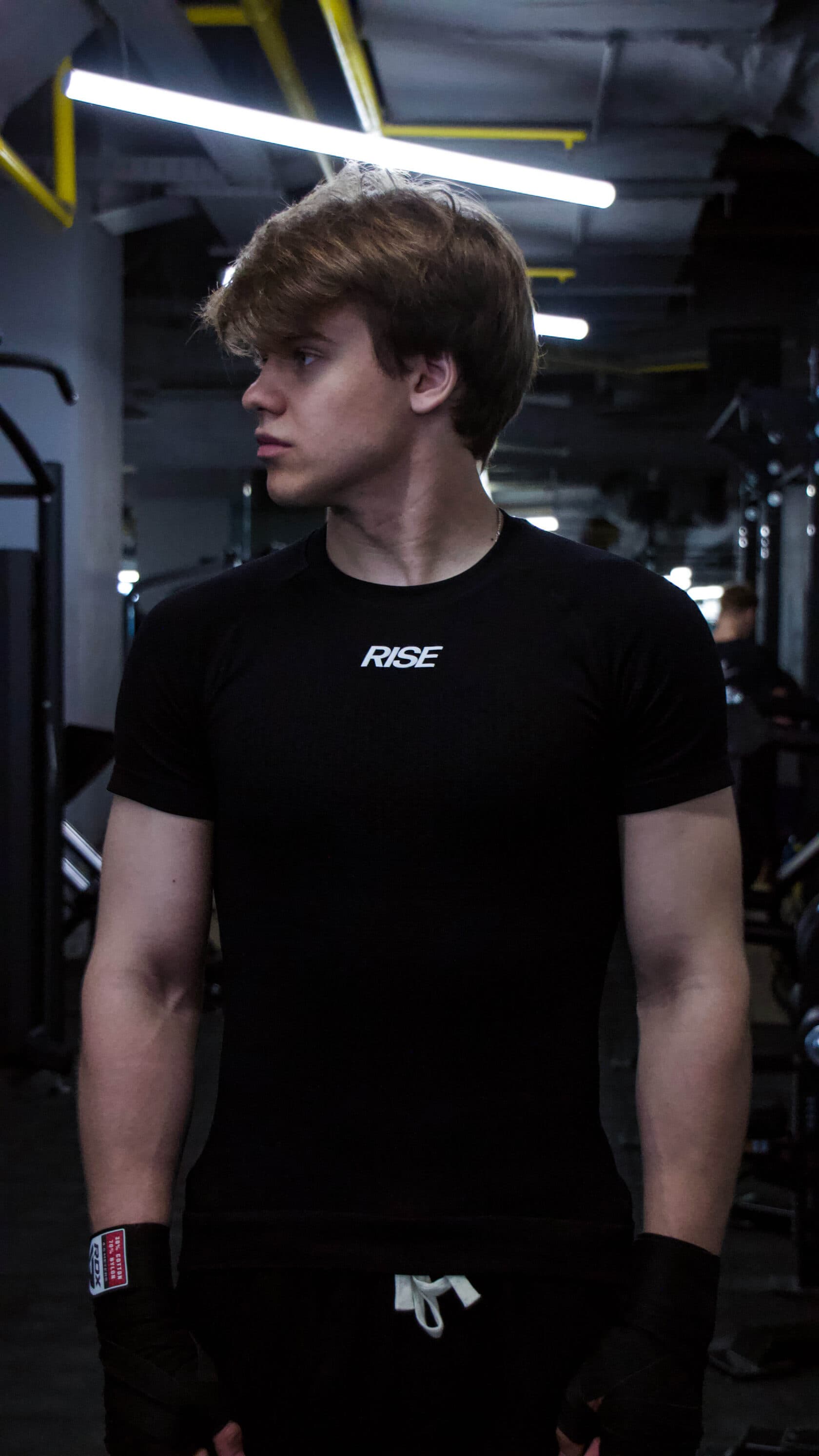 VITON13 & RISE Compression Tee, Black