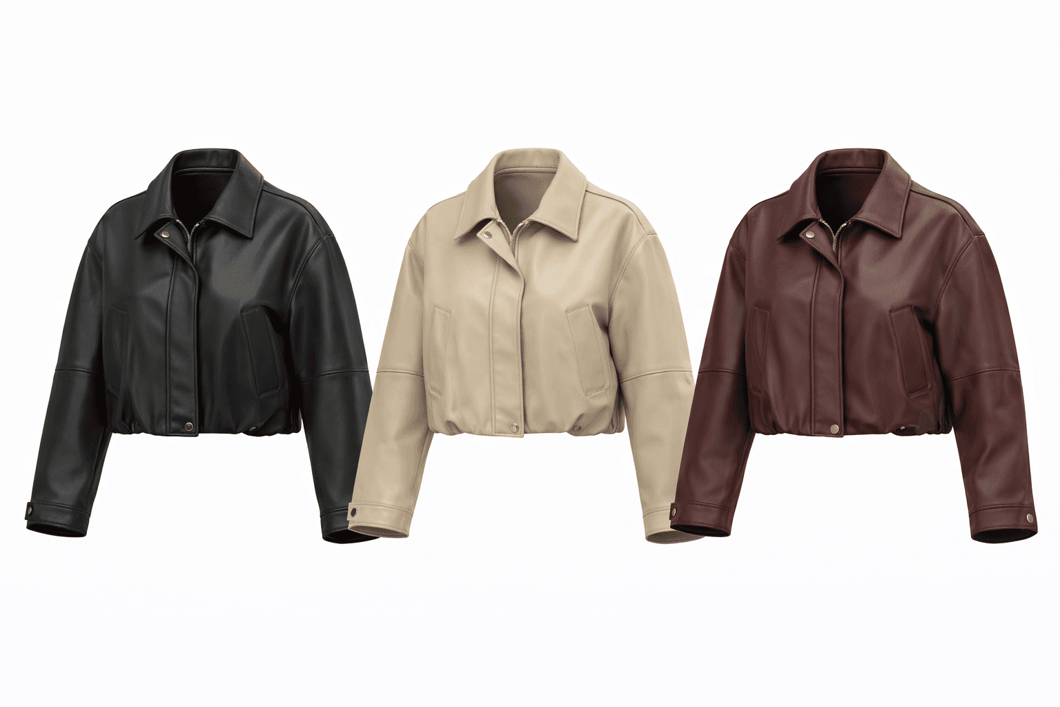 Structured Eco-Leather Jacket — image 4