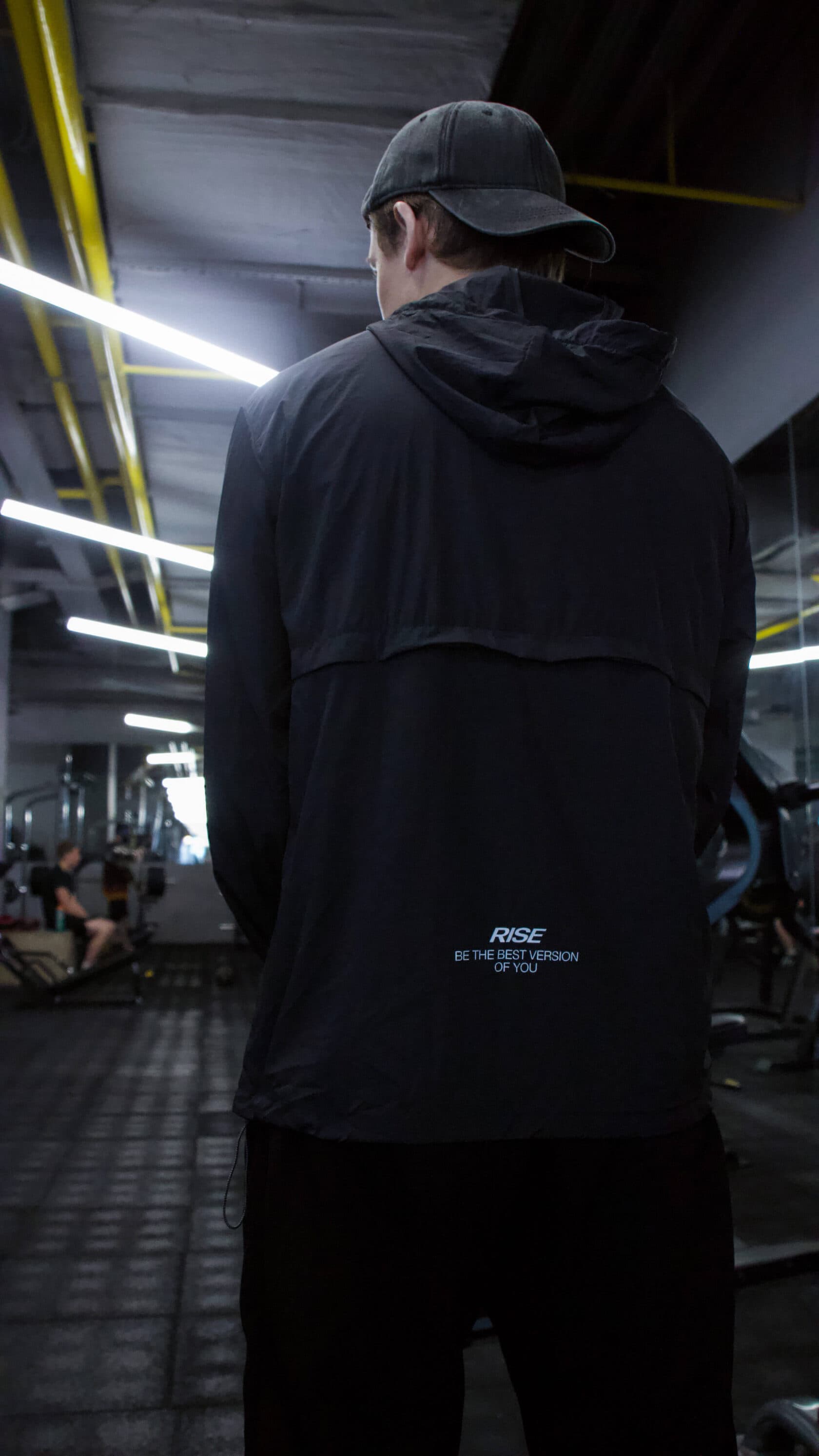 VITON13 & RISE Windbreaker, Black shell — view 2