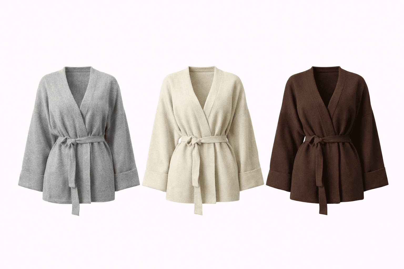 Knit Wrap Cardigan — image 4