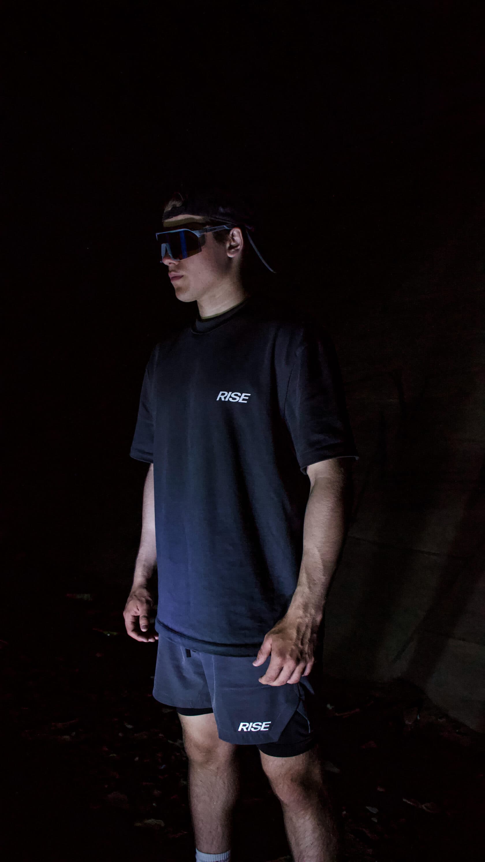 VITON13 & RISE Tee, Dark graphite