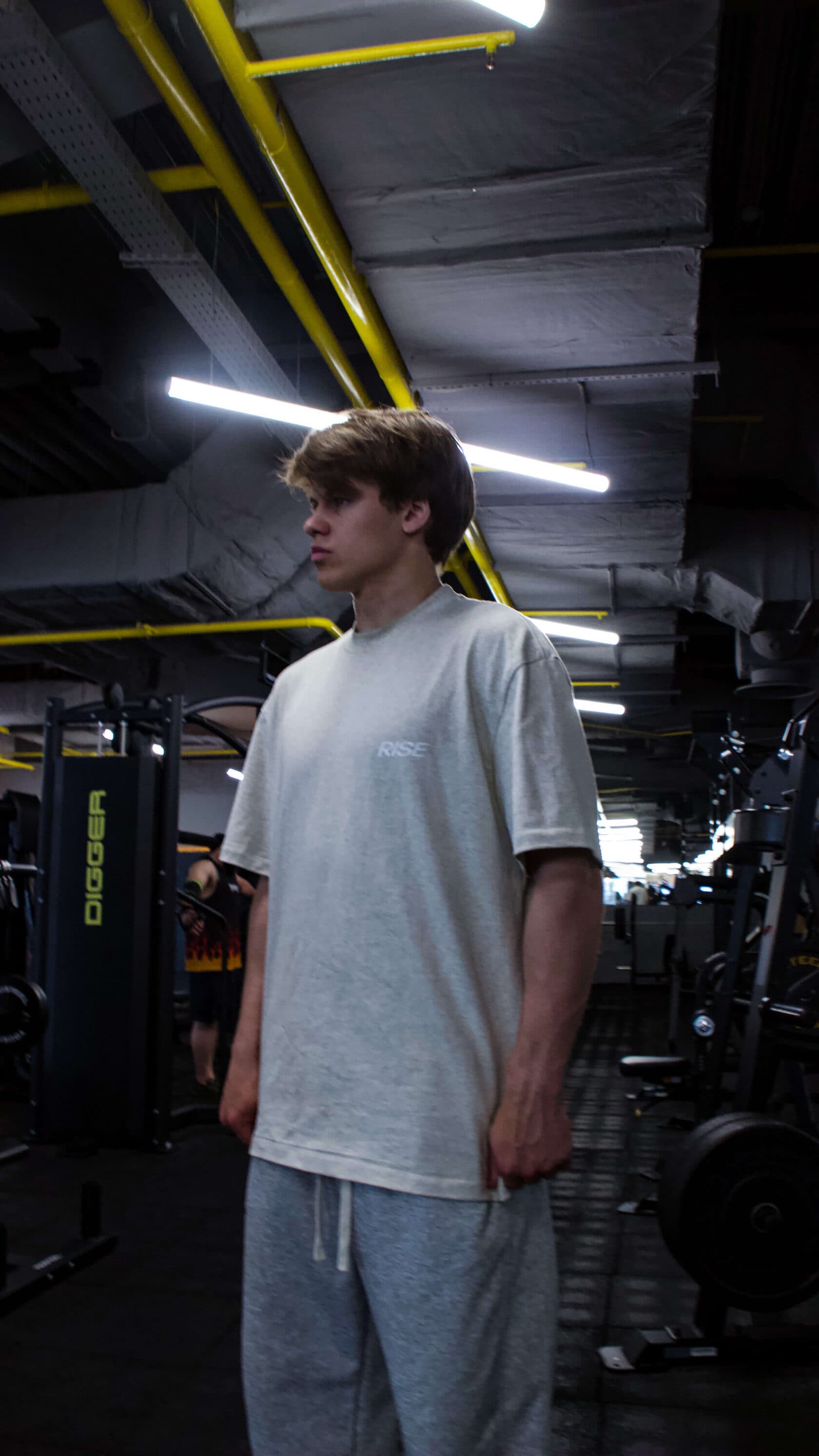 VITON13 & RISE Tee, Stone beige — view 2