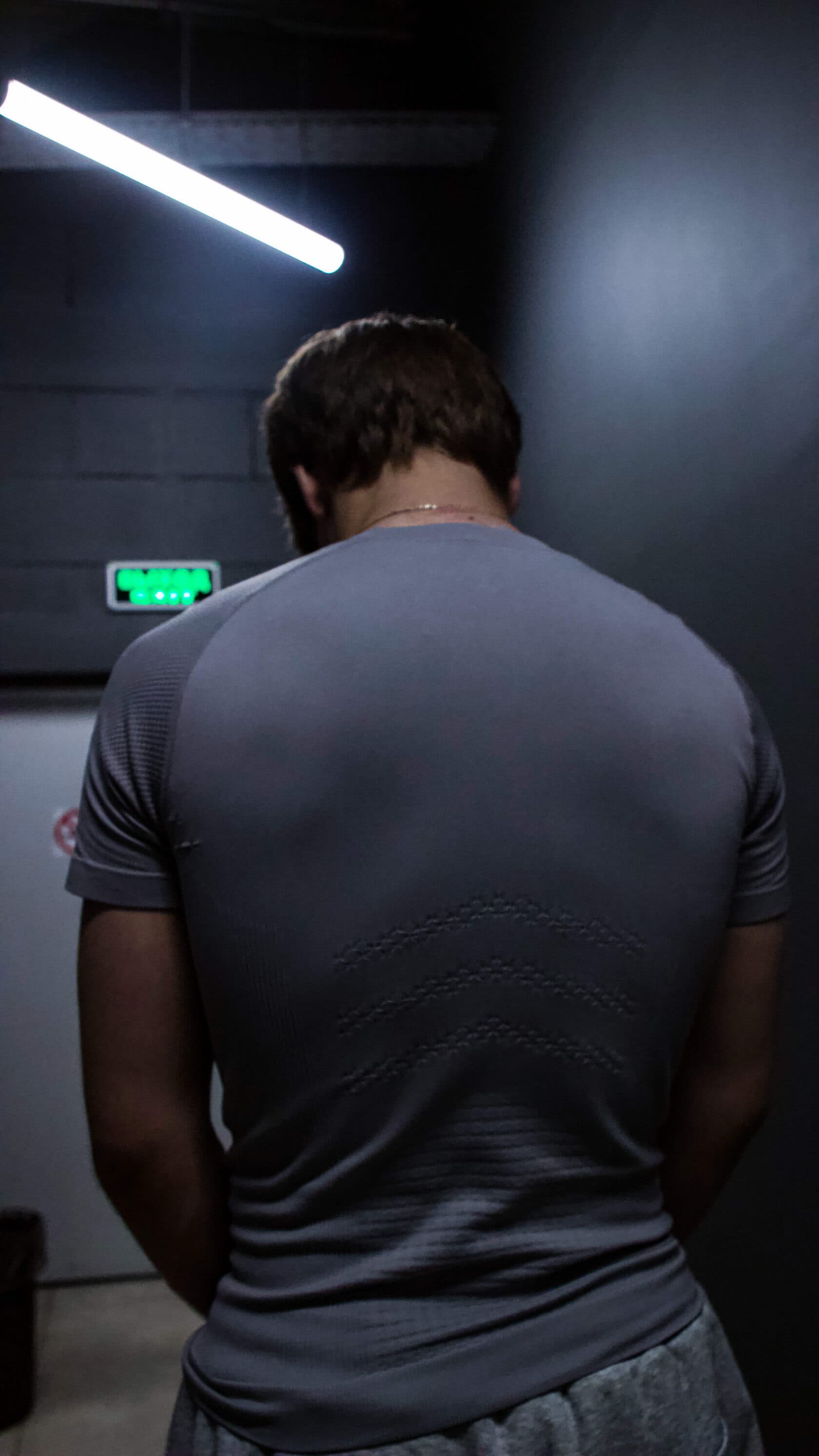 VITON13 & RISE Compression Tee, Training grey — view 2