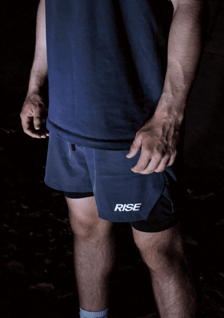 VITON13 & RISE Shorts with Tights — view 2